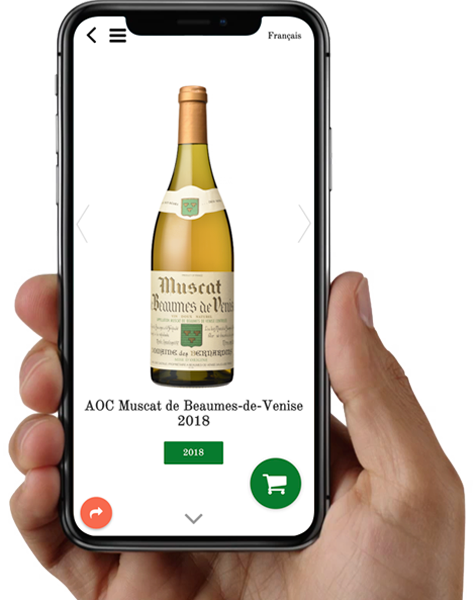 Botón Pedir en una ficha de producto vin.co
