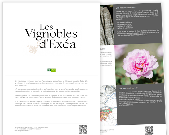 Página de presentación de marca del catálogo PDF vin.co