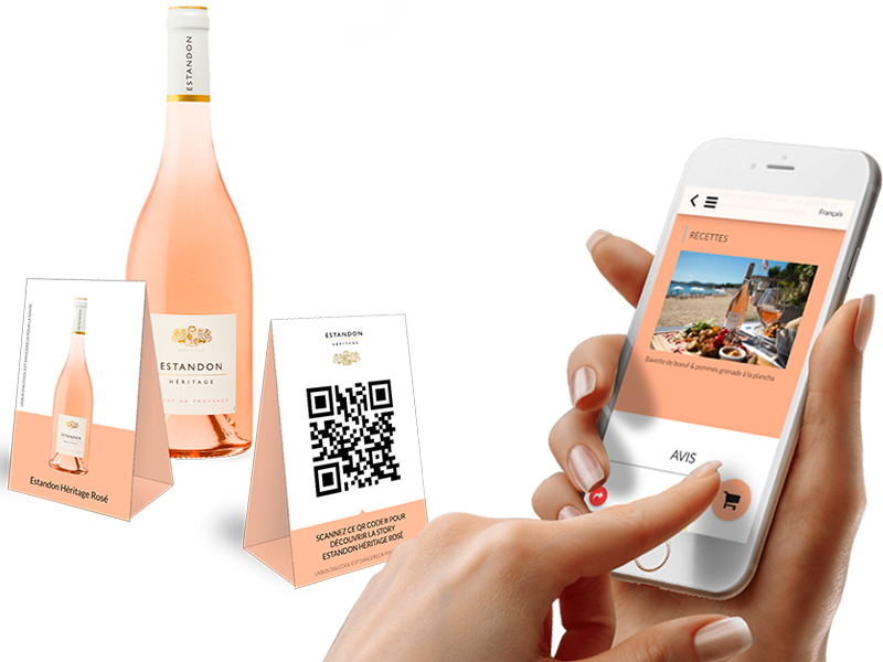 Dynamic content behind a vin.co QR Code